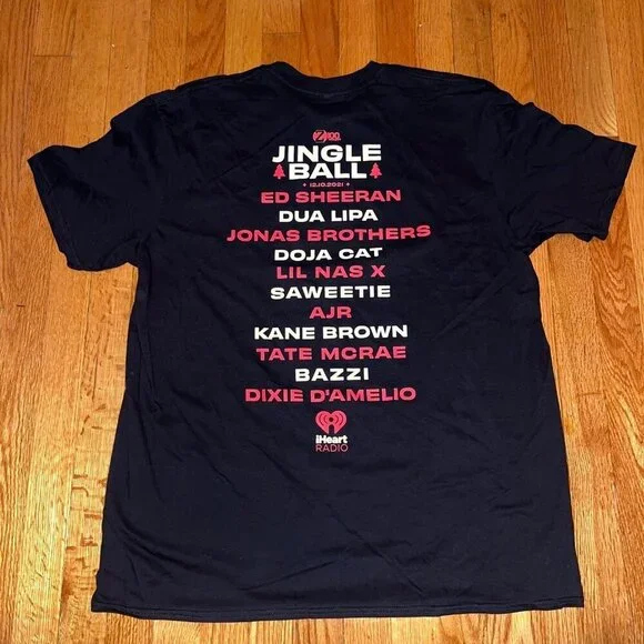 Jingle Ball Z100 Tour T-Shirt Size XL 2021 - Picture 1 of 3